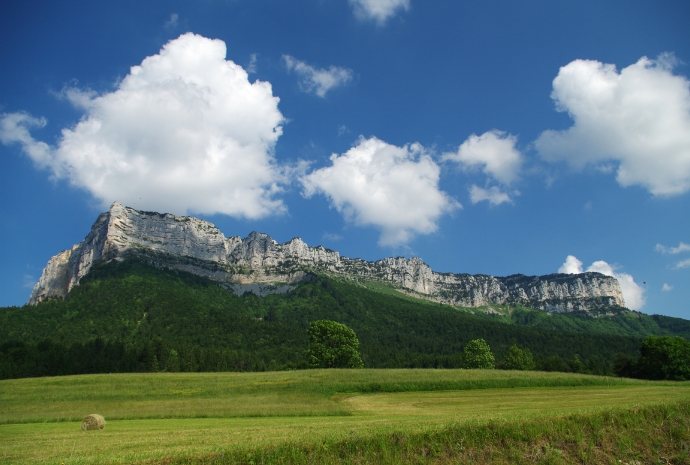 Le mont Granier en chartreuse dans le département de la Savoie 
