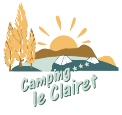 Logo camping le Clairet en Savoie le Clairet, près du Lac du Bourget
